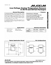 DataSheet MAX6608 pdf